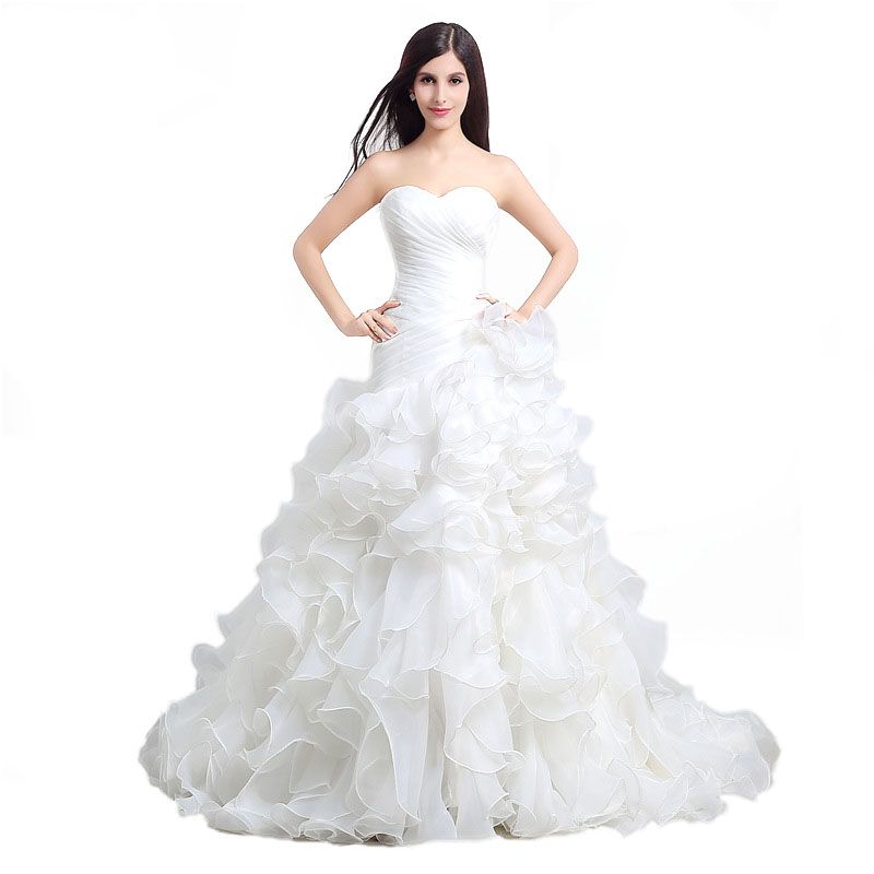 heart shaped mermaid wedding dresses