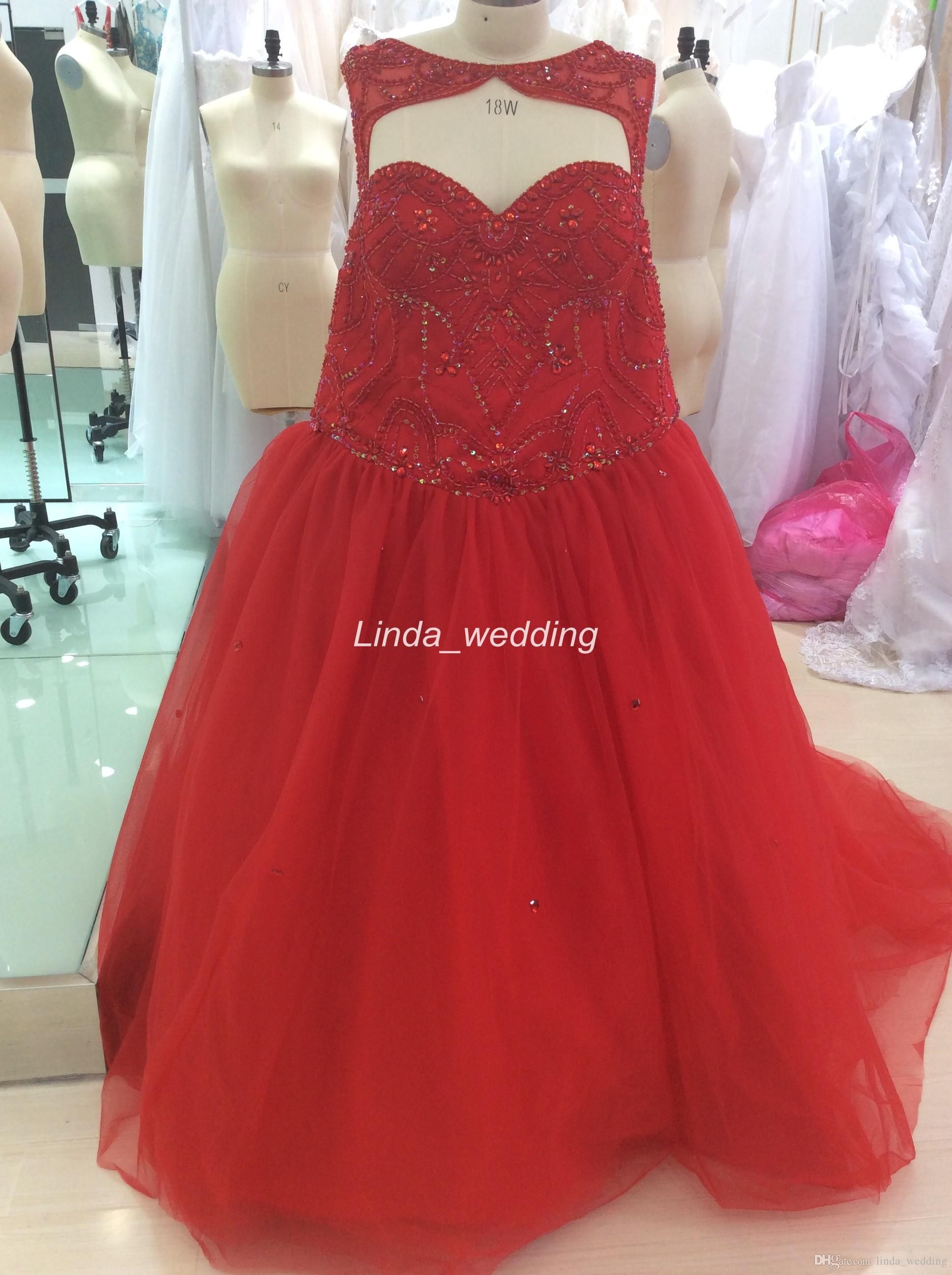 red colour gown online