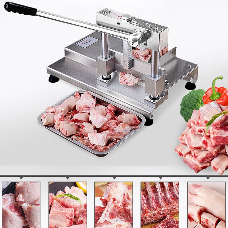 2020 High Capacity Commercial Meat And Bone Cutting Machine Manual Meat