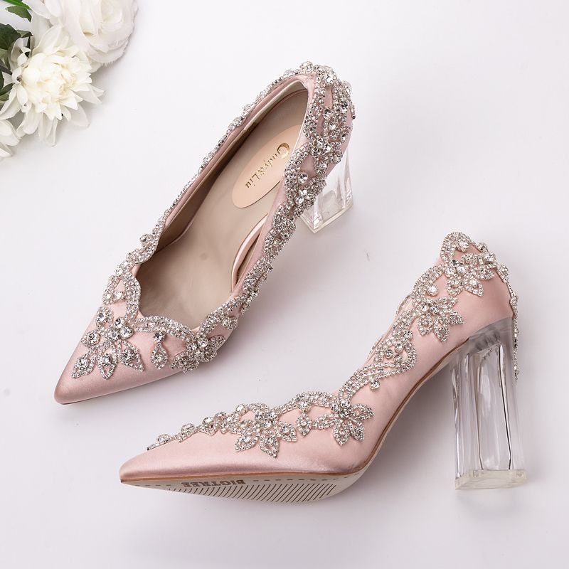 pink princess heels