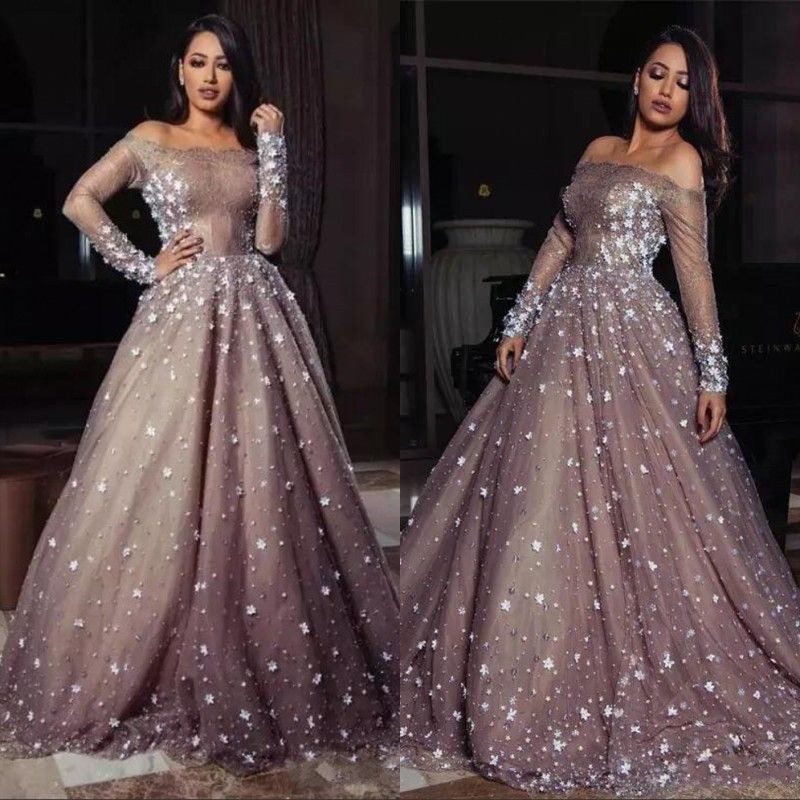 glamorous evening wear