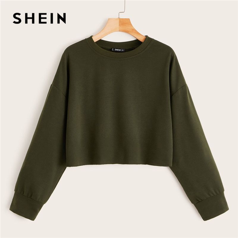 shein crop sweatshirt
