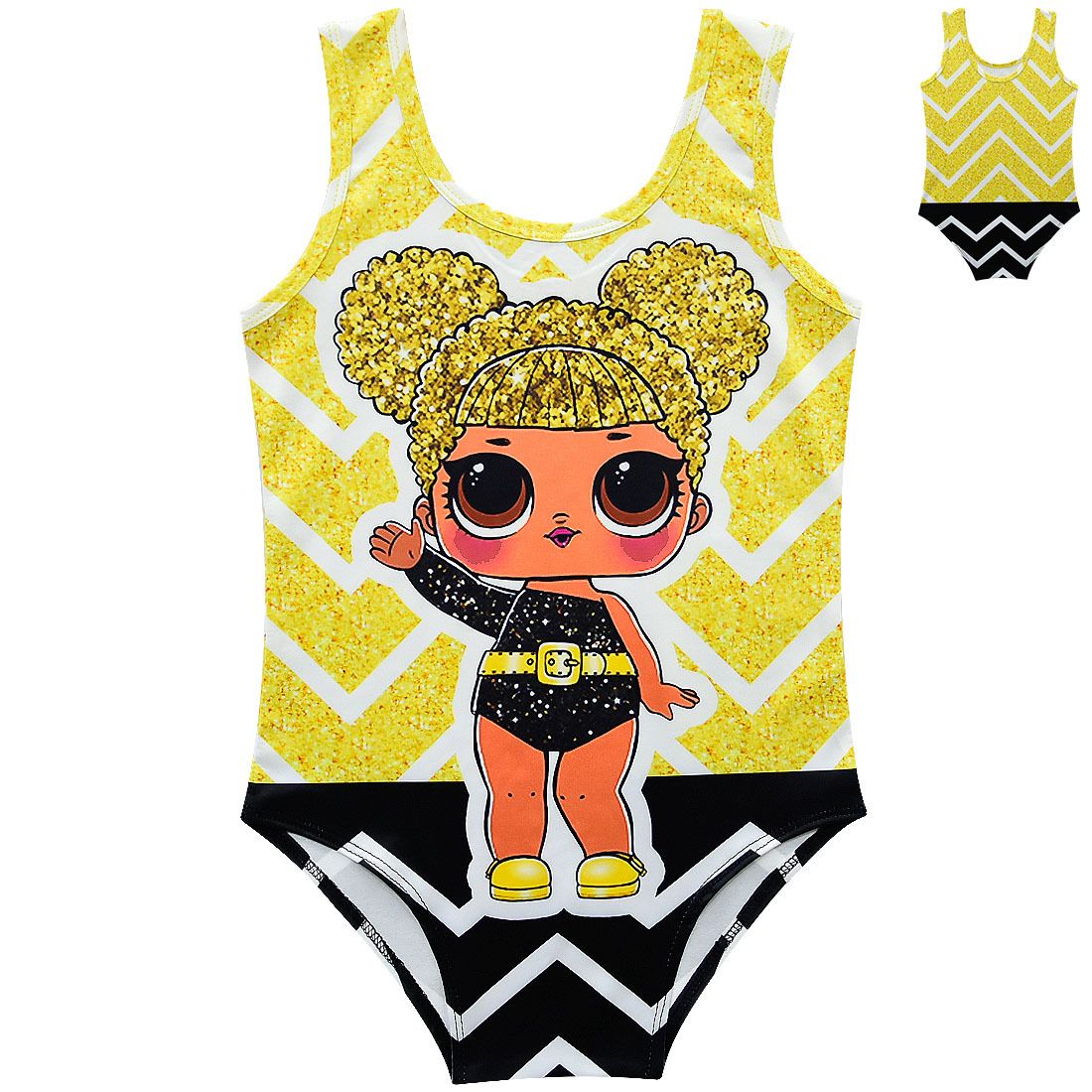 yellow baby bathing suit