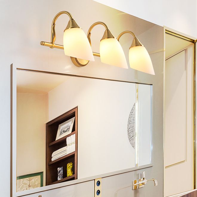 Wholesale Wall Lamps At 232.17, Get European Luxury Copper Mirror