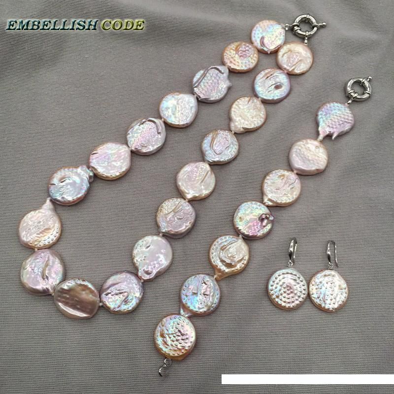 large flat pearls