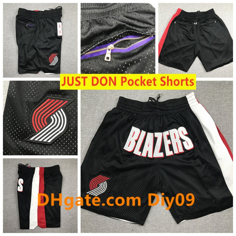 just don trail blazers shorts