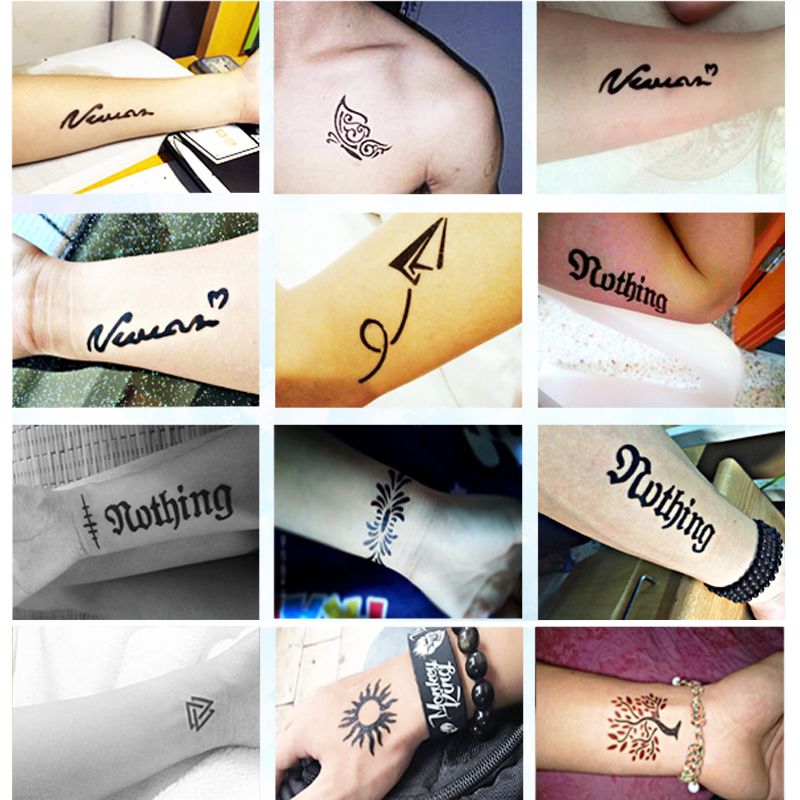 Acheter Petit Henna Temporaire Airbrush Tattoo Stencil Conception Femme Du Corps Homme Peinture Glitter Flash Pate De Chat De Fleur Darbre Tatouage De Crane Autocollant Papier De 0 24 Du Homimly Acheter Petit Henna Temporaire Airbrush Tattoo Stencil Conception Femme Du Corps Homme Peinture Glitter Flash Pate De Chat De Fleur Darbre Tatouage De Crane Autocollant Papier De 0 24 Du Homimly