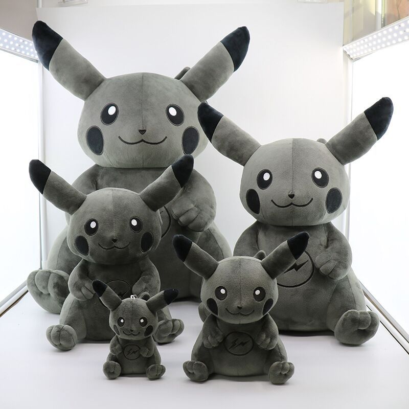 black pikachu doll