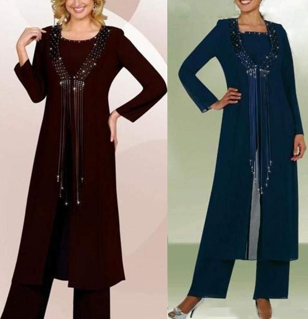 mother of the groom 3 piece outfits