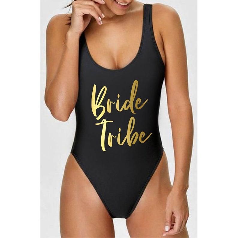 bachelorette party one piece swimsuits