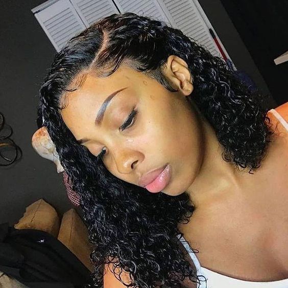 high quality 8a brazilian Hair Shoulder length bob style curly wigs simulation human hair short bob kinky curly wig with side part for lady high quality 8a brazilian Hair Shoulder length bob style curly wigs simulation human hair short bob kinky curly wig with side part for lady