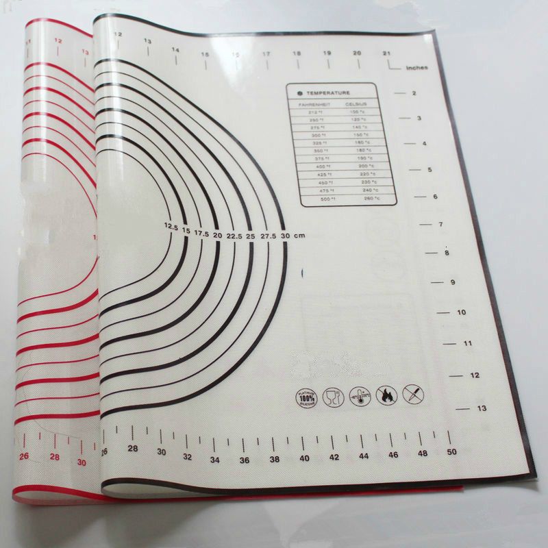 2019 Large60 40cm Non Stick Silicone Baking Mat With