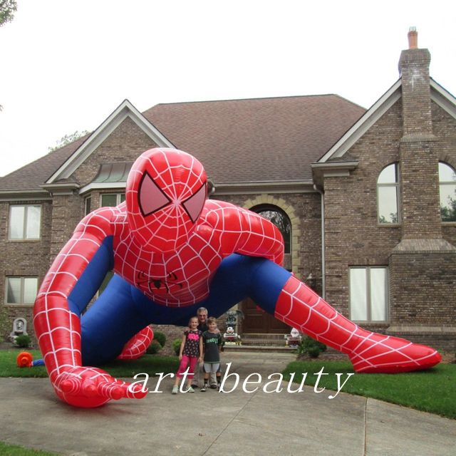 super hero giant inflatable spiderman inflatable spider man cartoon  characters for sale advertising