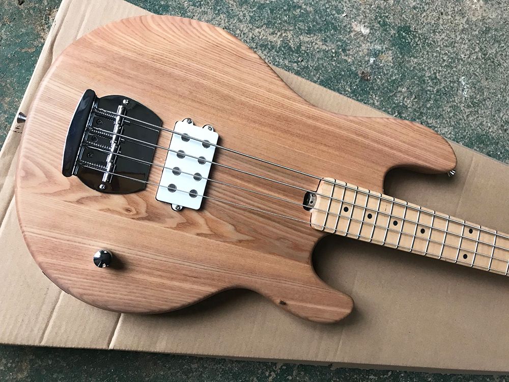 Compra 4 Cuerdas El Bajo Eléctrico De Color De Madera Natural Con Cuerpo De  Ceniza, Fretboard De Arce, Se Puede Personalizar Según Lo Solicitado Barato  | Entrega Rápida Y Calidad | Es.Dhgate