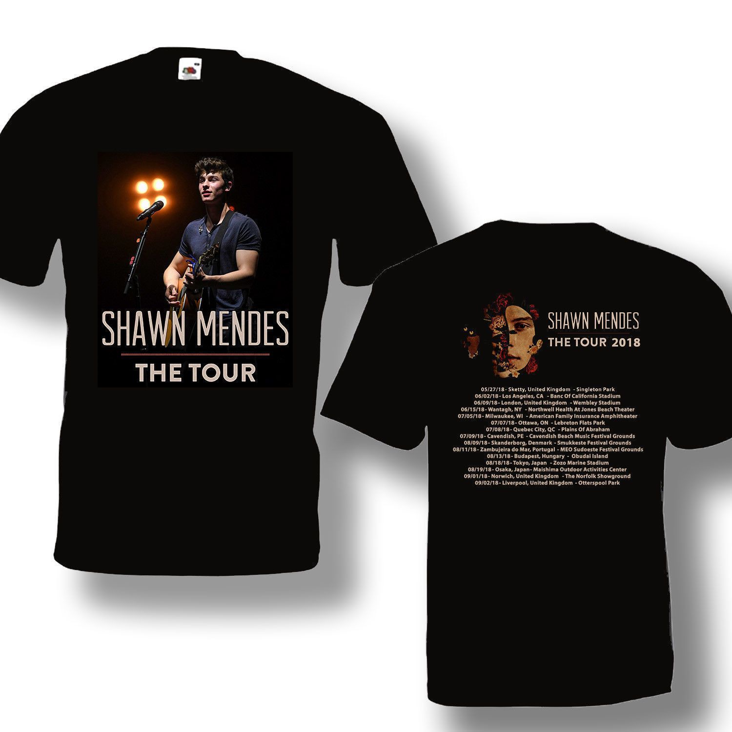 SHAWN MENDES THE TOUR 2019 Men/'s Tee Unisex Shirt