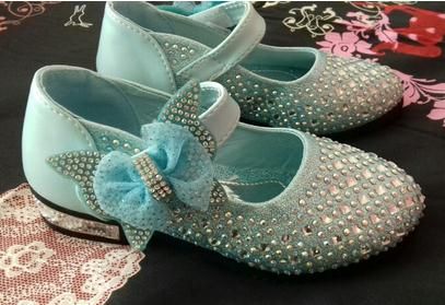 New Princess Children Princess Sandals Kids Girls Wedding Shoes Dress ...