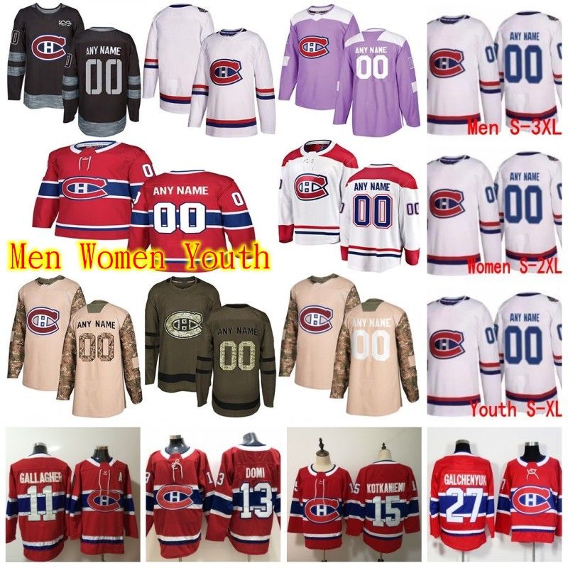 custom montreal canadiens jersey