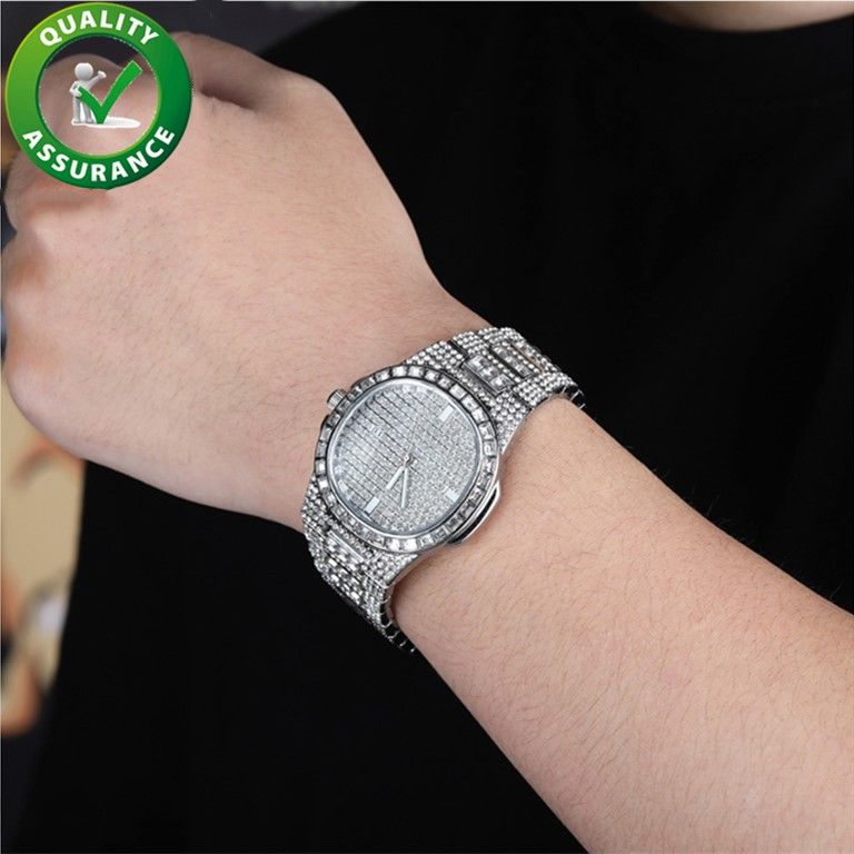 Designer Watches Iced Out Wristwatches Luxury Mens Watches Bling