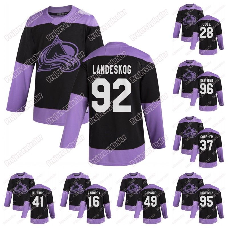colorado avalanche black jersey