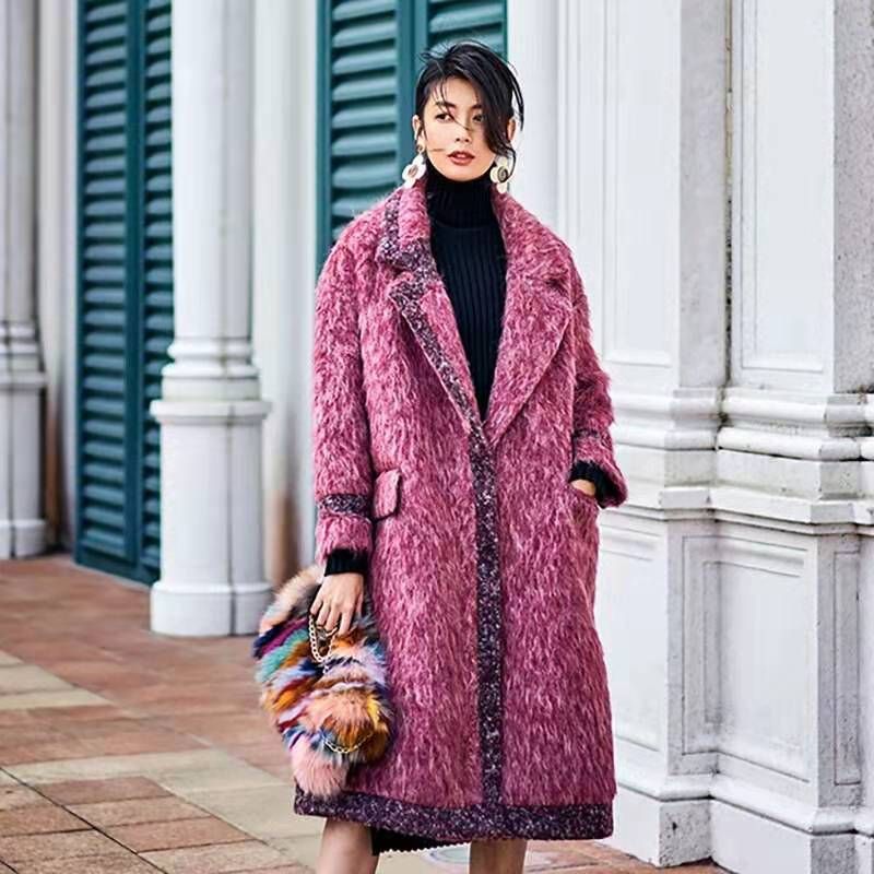 thick wool coat womens