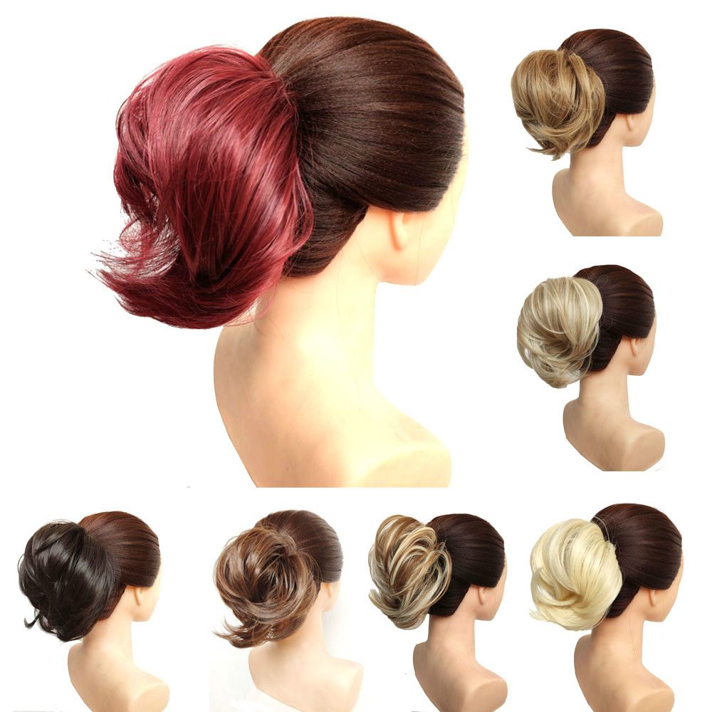 Natural Hair Chignon 30g Synthetic Donut Hair Bun Pad Popular High