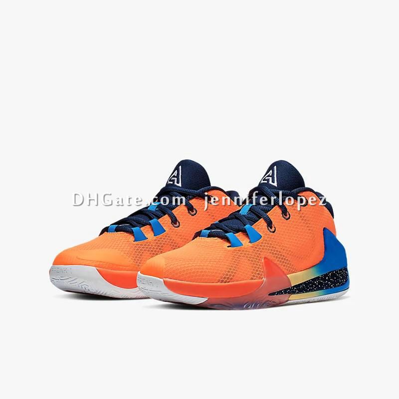 Giannis Antetokounmpo Zoom Freak 1 FIBA Greece Orange Coming To America Signature Basketball Shoes Sport Designer Sneakers Size 36 46 Jennif Girls In Tennis Shoes Childrens Walking Shoes From Jenniferlopez, $51.78| DHgate.Com