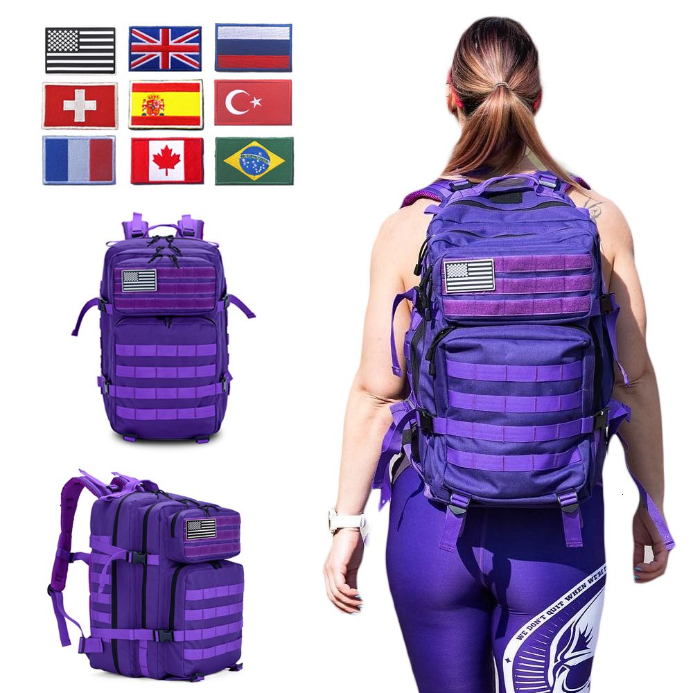 Acquistare 45L Uomo / Donna Militare Zaino Tattico Crossfit Borsa Da  Palestra Fitness Impermeabile Molle Bug Out Bag Outdoor Escursionismo Zaino  Economico | Consegna Veloce E Qualità | It.Dhgate
