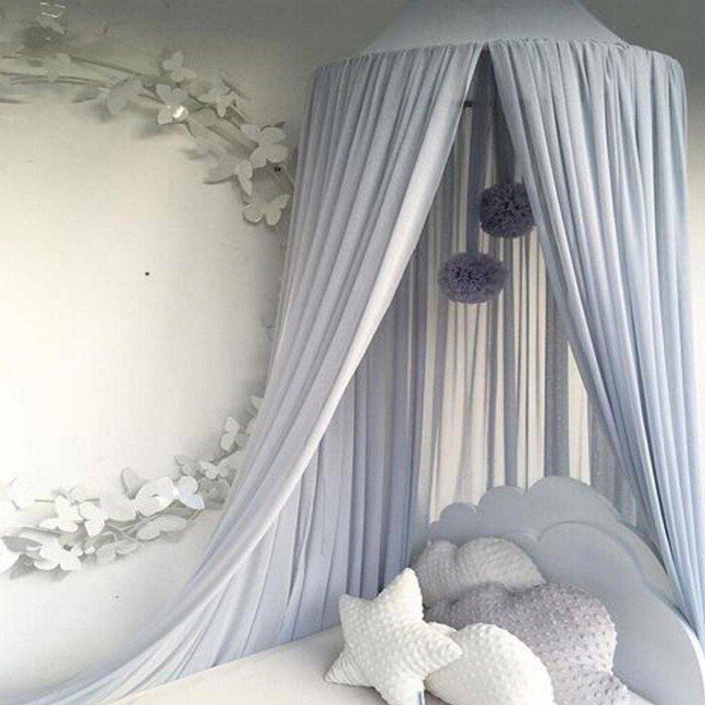 Mosquito Net Bed Canopy Yarn Chiffon Play Tent Bedding For Kids
