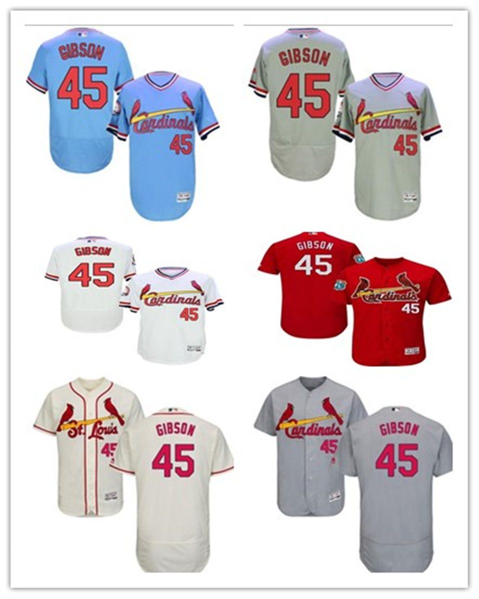 bob gibson baseball jersey 45