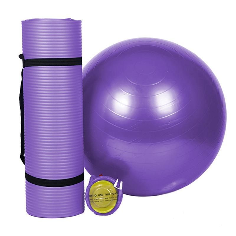 yoga mat and ball set