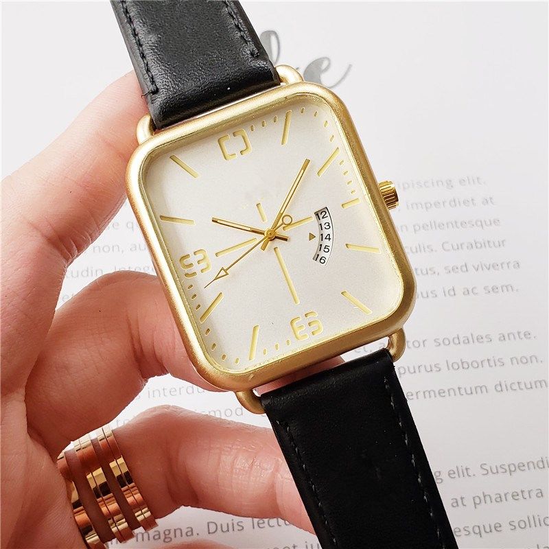 Acquistare Nuovo Paio Di Fascia Alta Marchio Donna Uomo Orologi Cinturino  In Pelle Moda Oro Quarzo Classico Orologio Da Polso Uomo Donna Migliore  Regalo San Valentino Relogi Economico | Consegna Veloce E