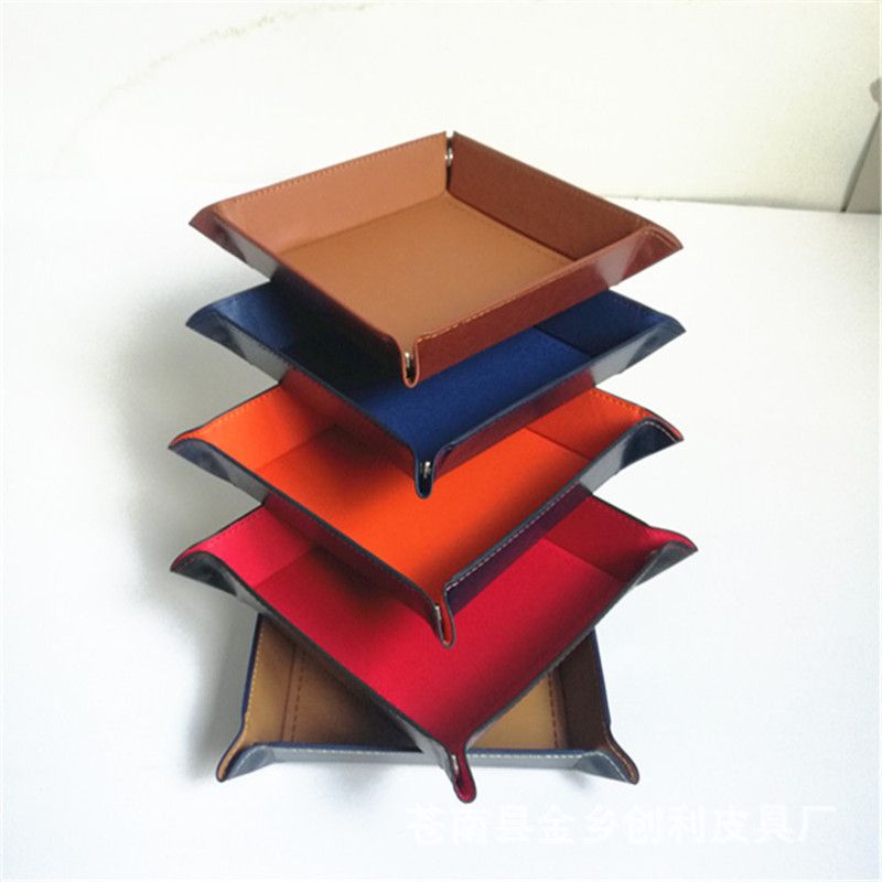 Faltbare Box Pu Leder Tablett Fur Wurfel Tisch Spiele Schlusselmappe Sonstige Rollenspiele Tabletops