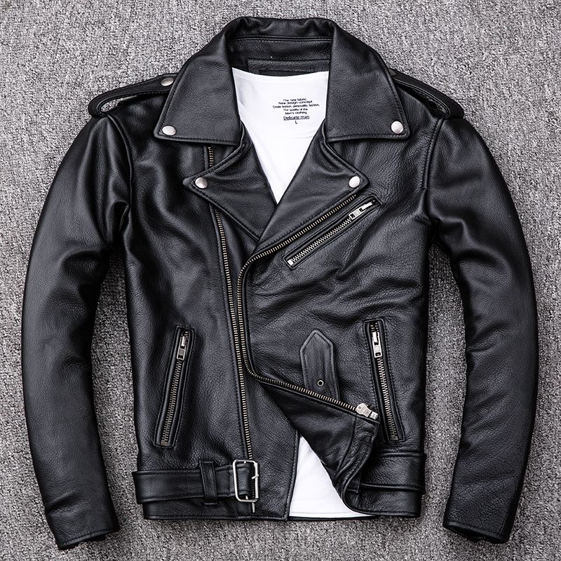 short leather jackets for men
