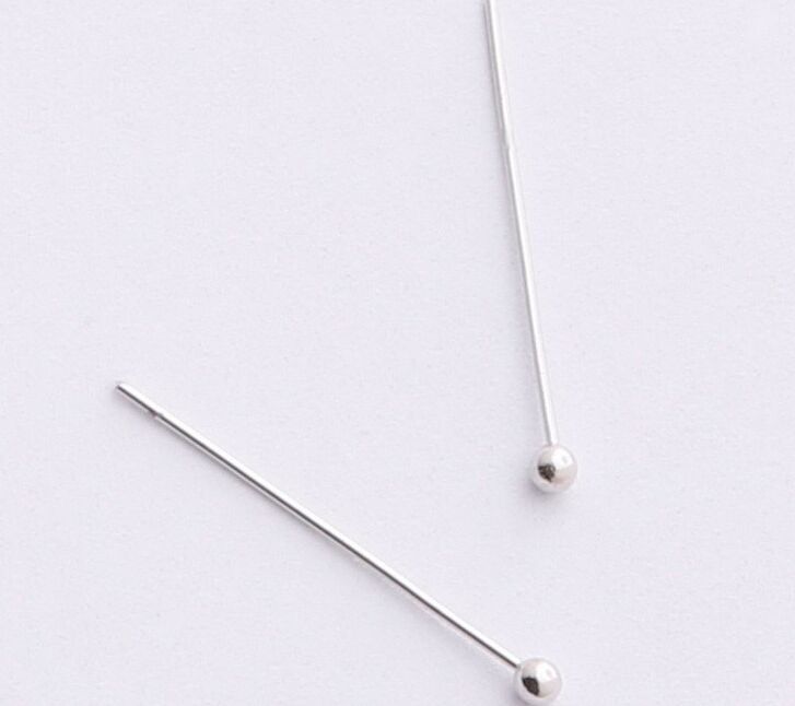 Wholesale Gold Silver Head//Eye//Ball Pins Jewelr Findings 100pcs 10 Sizes to Pick