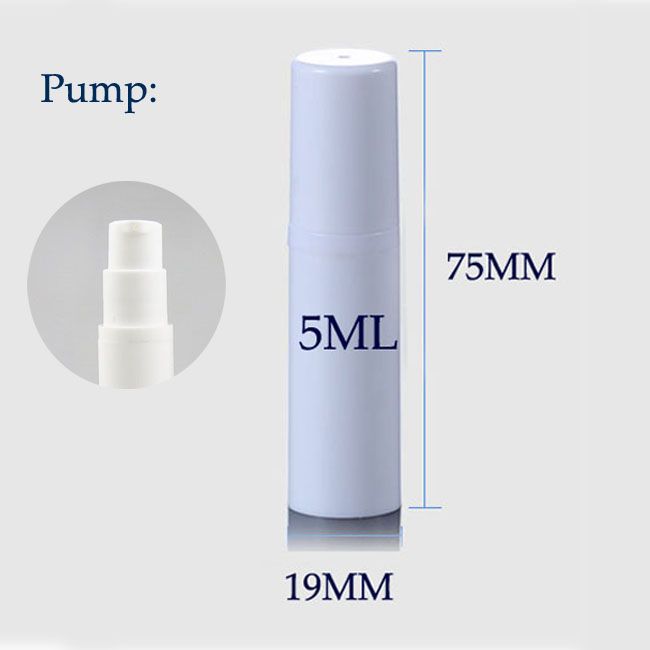 Bouteilles à pompe sans air de 5 ml