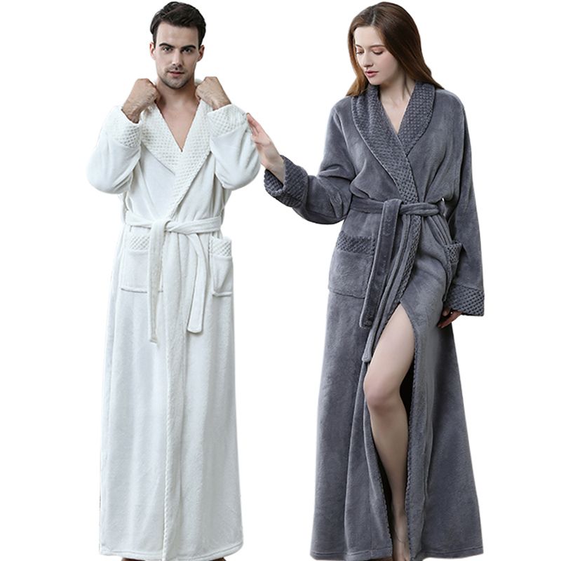 long plus size dressing gown