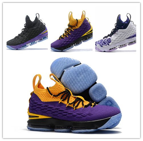 lebron 15 purple and yellow