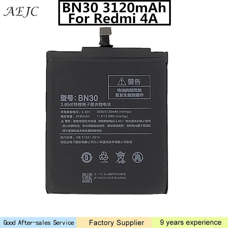 2020 3120mah Bn30 Battery For Xiaomi Redmi 4a Lithium Polymer Bateria Recharge Repalcement For Redmi 4a Battery From Ipartnercompany 10 56 Dhgate Com