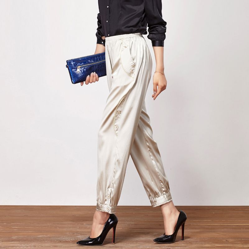 high waisted harem dress pants