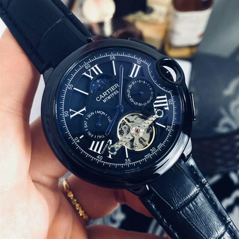 Acheter Pas Cher A09 Célèbre Lamour Nouveau CARTIER Mode Des Hommes De  Montres Et Les Femmes Montres De Marque De Luxe Bracelet En Cuir  Décontractée Montre Mécanique Diamant Rond Complet Du 97,94