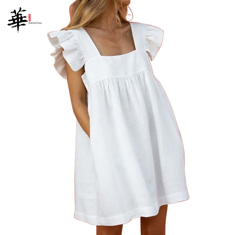 cheap white sundress