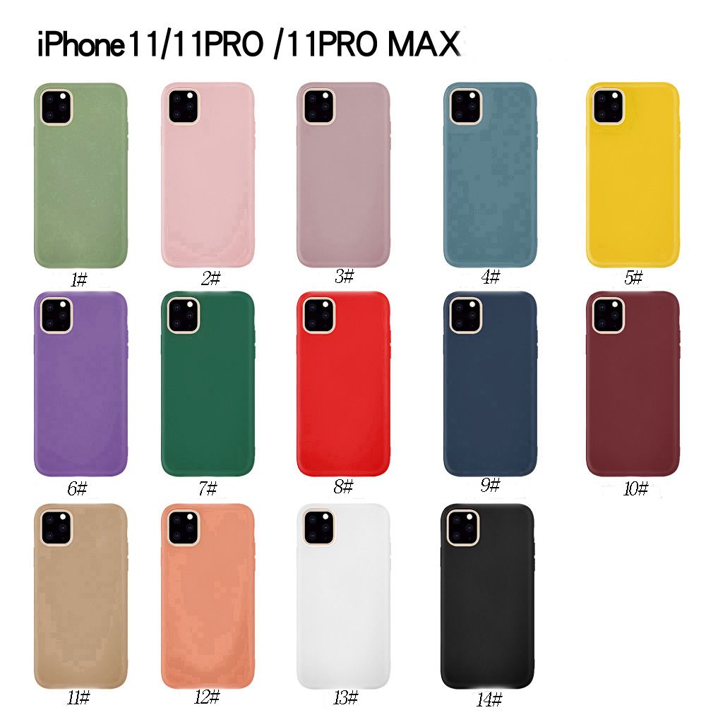 Luxury Soft Back Color Cases For Iphone 11 Pro Promax 2019 Case