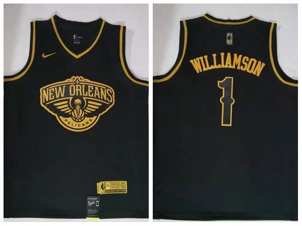 black and gold pelicans jersey