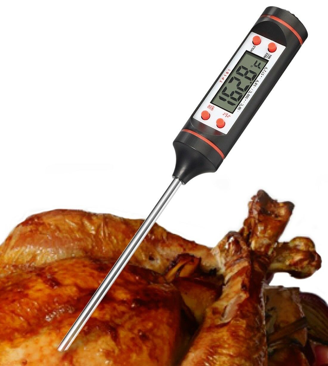 Instant Read Digital Grill Kitchen Meat Thermometer Probe BBQ Oven Food Cooking