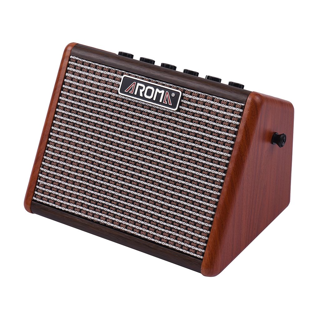 Compra AROMA AG 15A 15W Portátil Guitarra Acústica Amplificador Amp BT  Altavoz Incorporado En La Batería Recargable Con Micrófono Interfaz Barato  | Entrega Rápida Y Calidad | Es.Dhgate