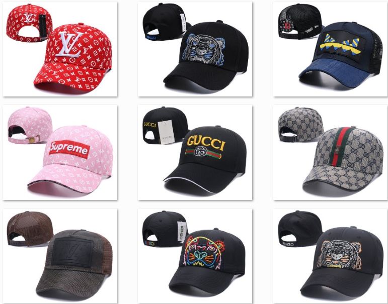 styles of ball caps