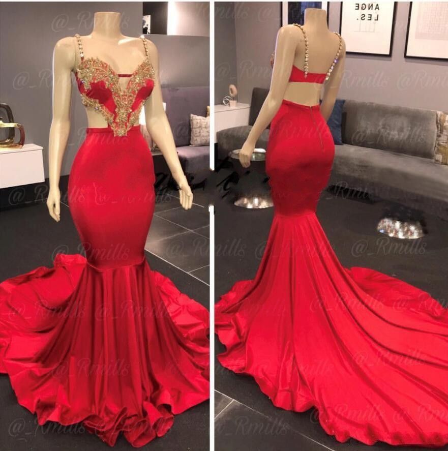 red dress formal wear