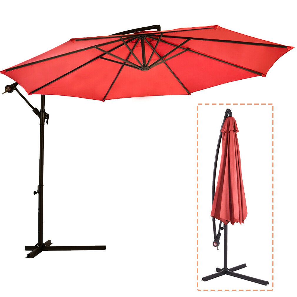 2020 New 10 Patio Umbrella Offset Hanging Umbrella Outdoor Market Umbrella From Xuhao998 59 57 Dhgate Com