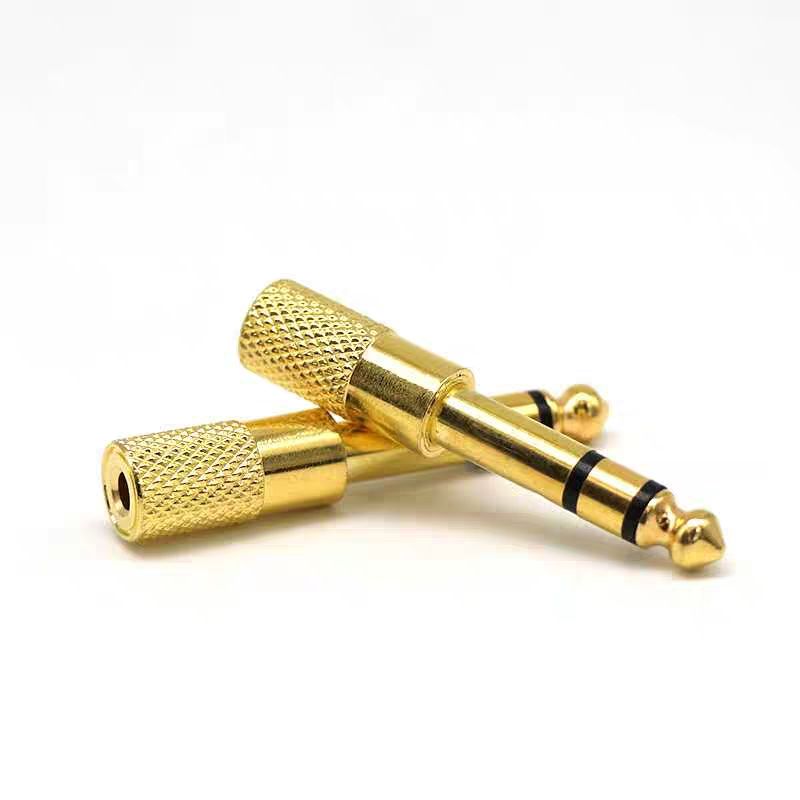 Jack 6,5 6.35mm enchufe masculino de 3.5mm hembra del conector de auriculares Amplificador Jack 6,5 6.35mm enchufe masculino de 3.5mm hembra del conector de auriculares Amplificador