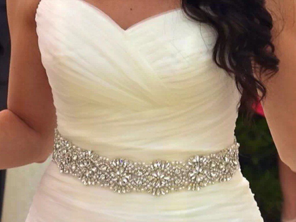Acquistare Perline Di Strass Di Cristallo Da Sposa Abito Da Sposa Cinture  Di Nastro Di Sash 2019 Perle E Cristalli Abito Da Sposa Economico |  Consegna Veloce E Qualità | DHgate Italy
